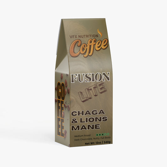 Fusion Lite : Blended Mushroom Coffee (Medium Roast)